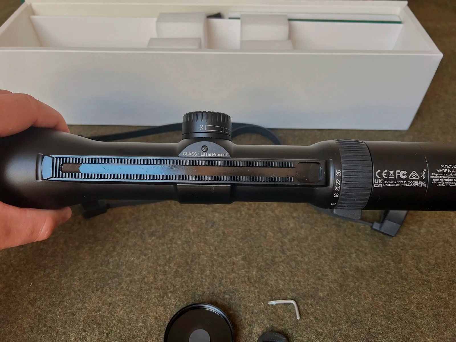 Swarovski scope dS 5-25x52 SR Gen. II with rail