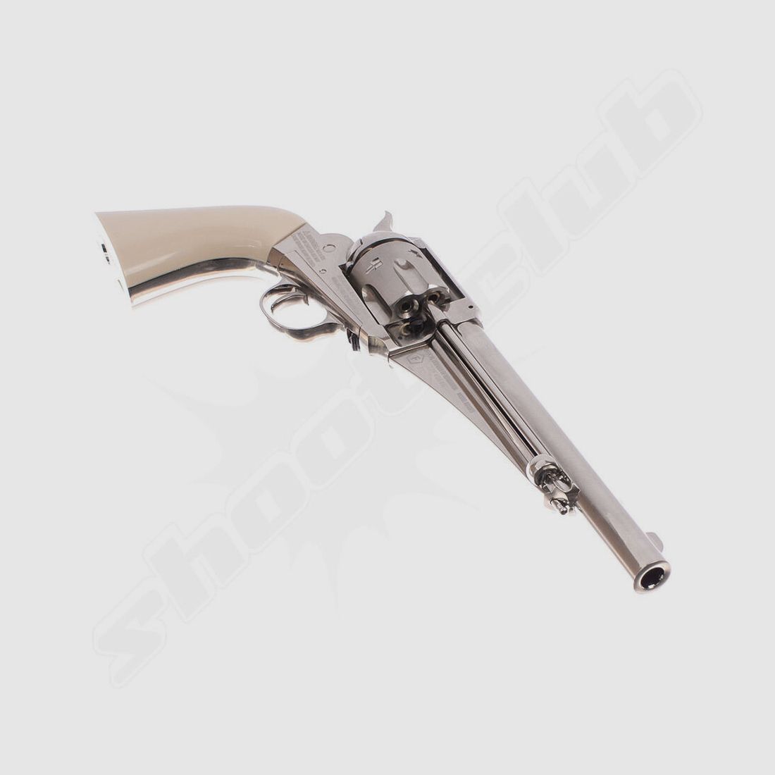 Crosman Remington 1875 Co2 Revolver 4.5mm Diabolo BB Trap Set