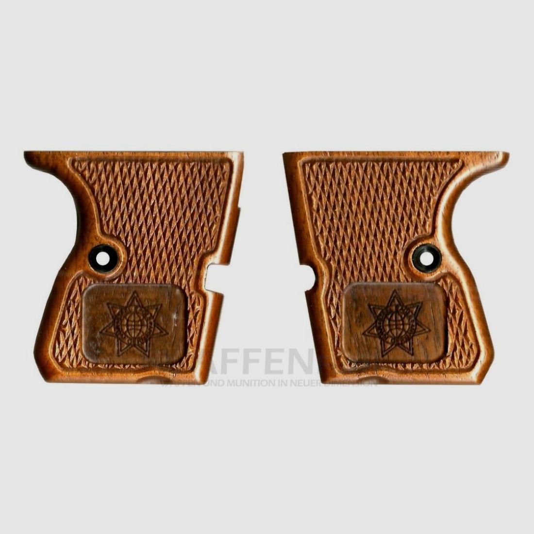 Manico in noce per pistola a salve Steel Eagle Stern