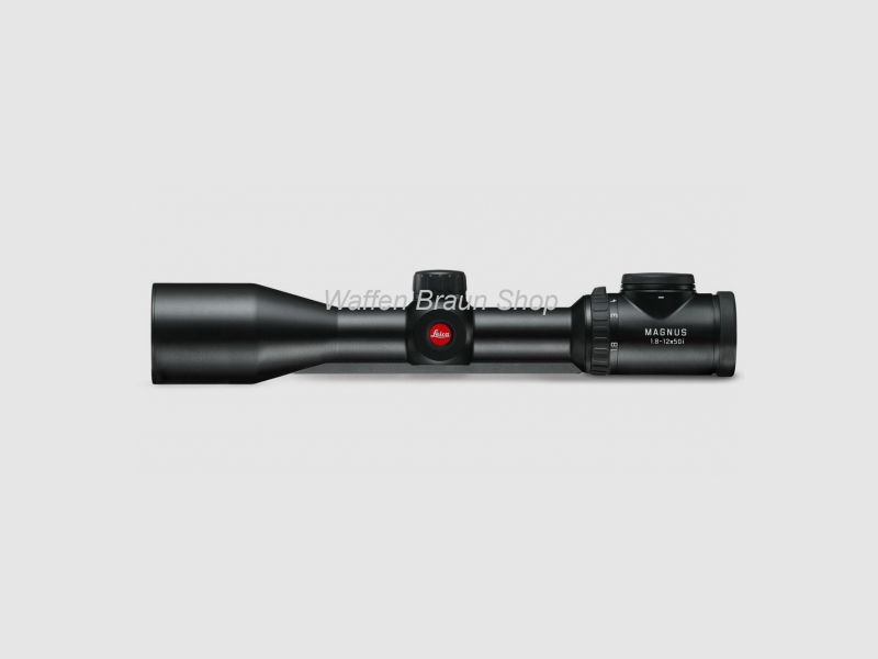 Leica Magnus 1.8–12 x 50 i (L-4a), mit Schiene -Ausstellungsgerät u. Ausverkaufsartikel-