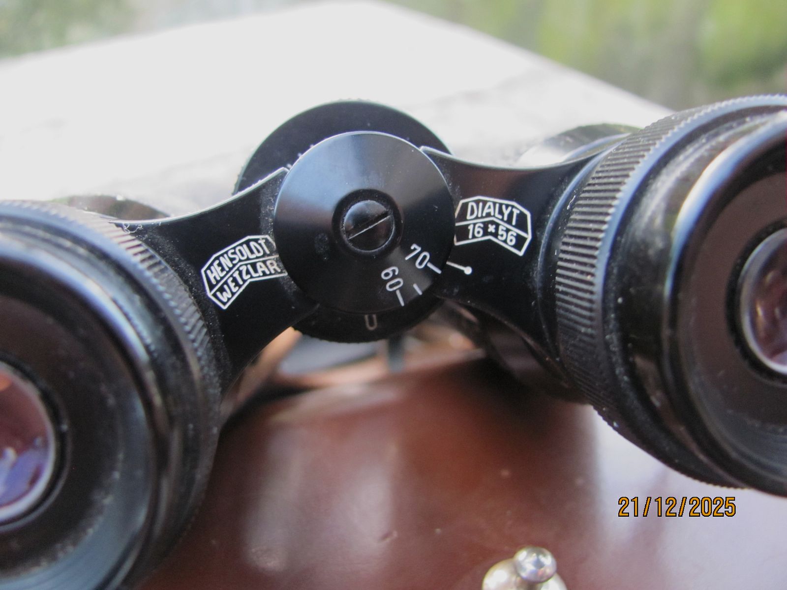 Original Hensoldt Dialyth 15x56 night vision binoculars in leather case TOP!