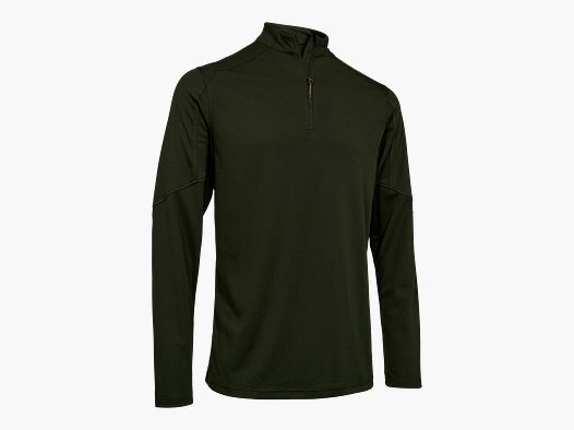 Camiseta Climate ½-zip L/S con tecnología 37.5® - Forest Ember - Tamaño: L