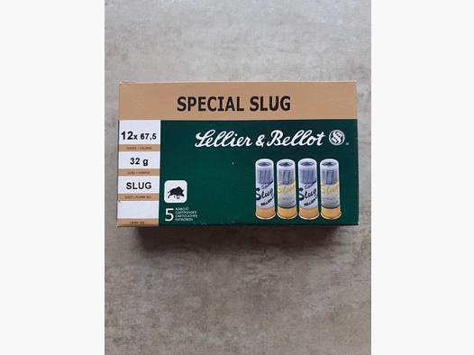 Sellier & Bellot Kal. 12/70 Special Slug Flintenlaufgeschoss (bleihaltig) 