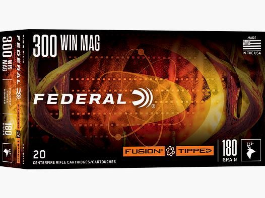 Federal Rifle Ammunition .300 Win. Mag. 11.70g Tipped Fusion