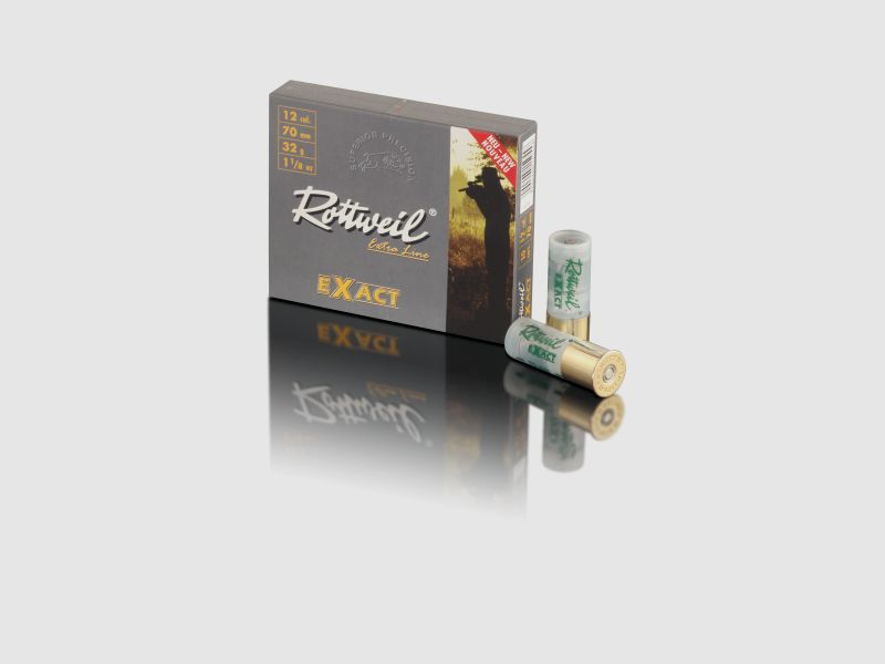 Rottweil 12/70 EXACT Magnum proyectil de escopeta 32g