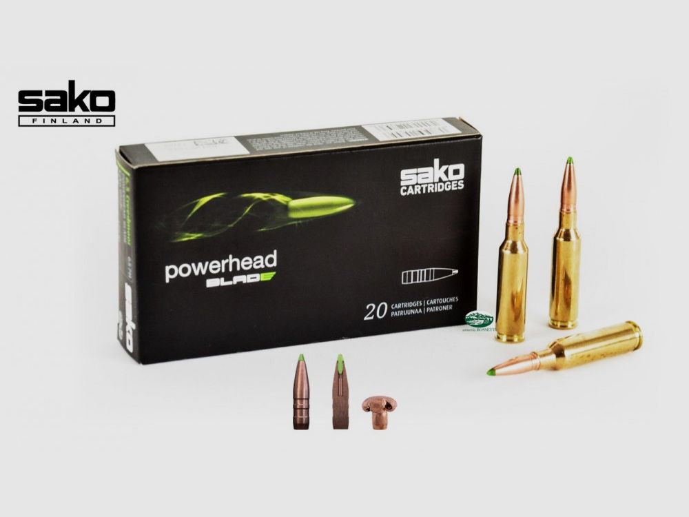 SAKO Munition Kal.308 Win POWERHEAD BLADE 162gr monolithisch 655A