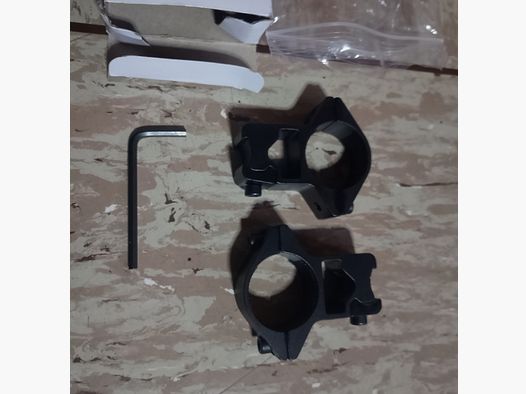 Neue Zielfernrohr Montage Ringe 25mm Durchmesser Scope Mount für picatinny 11mm  Rail 