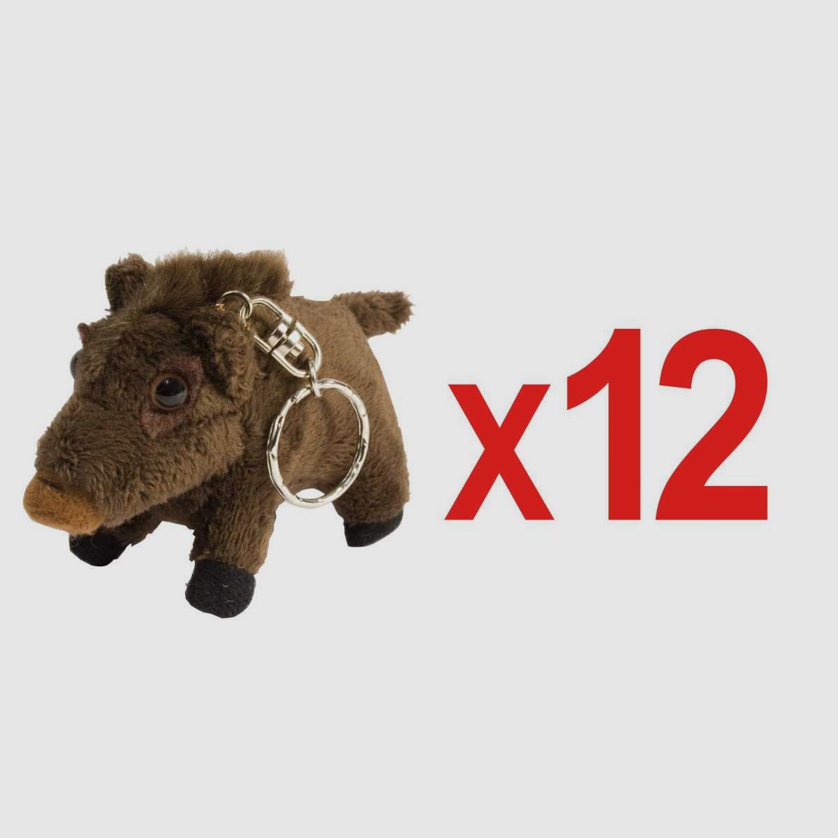 Schlüsselanhänger Plüsch Wildschwein, Bild 1 von 2