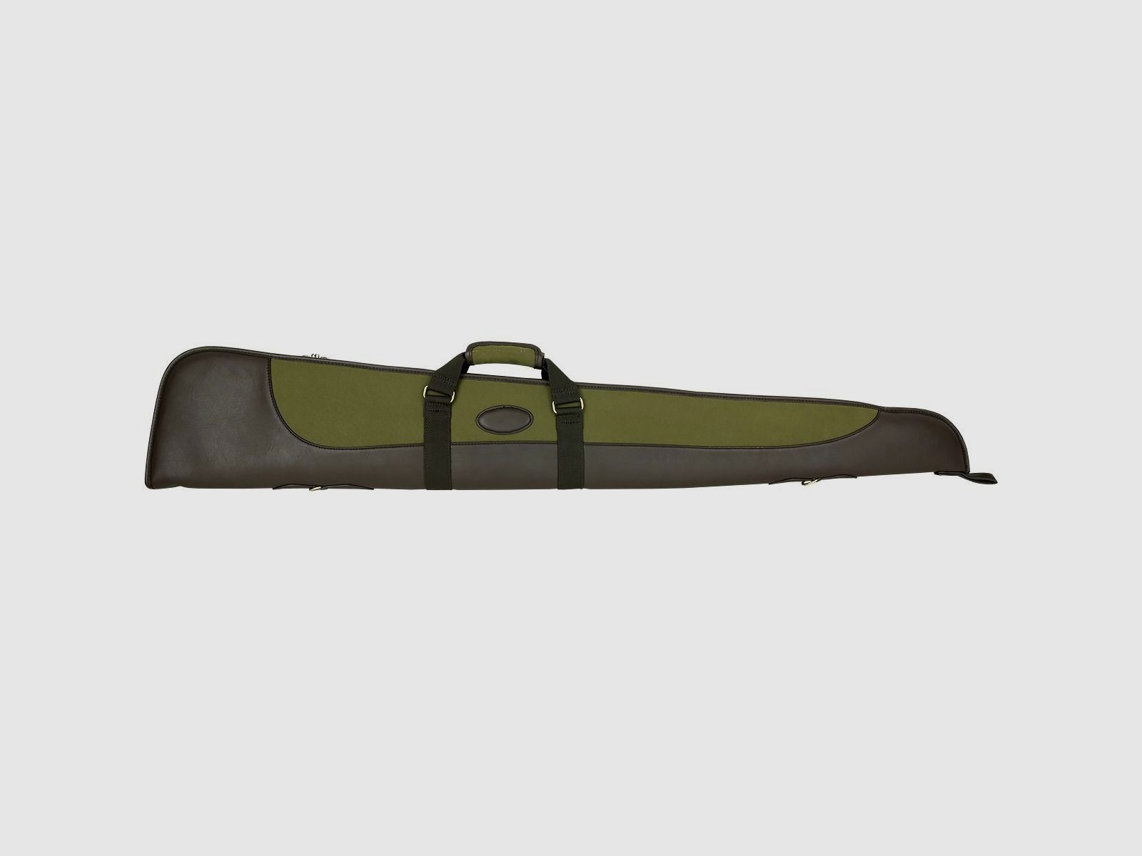 Maremmano Luxus-Futteral 128 cm Grün Canvas mit Leder #GT302, Bild 2 von 12