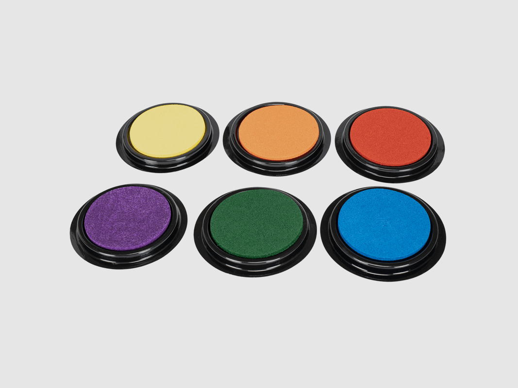 Stempelkissen-Set "Regenbogen" (6-teilig)