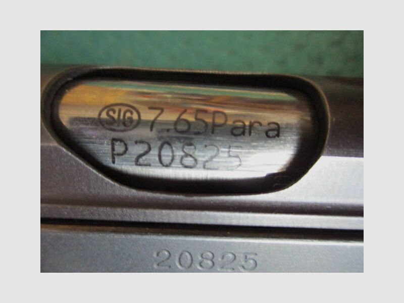 SIG P210 M/49 Denmark 9mm Luger with interchangeable barrel 7.65 Para P210