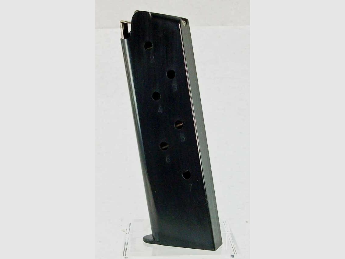 Mec Gar Pistolenmagazine Colt 1911 A1 Magazin Government 7 Schuss brüniert