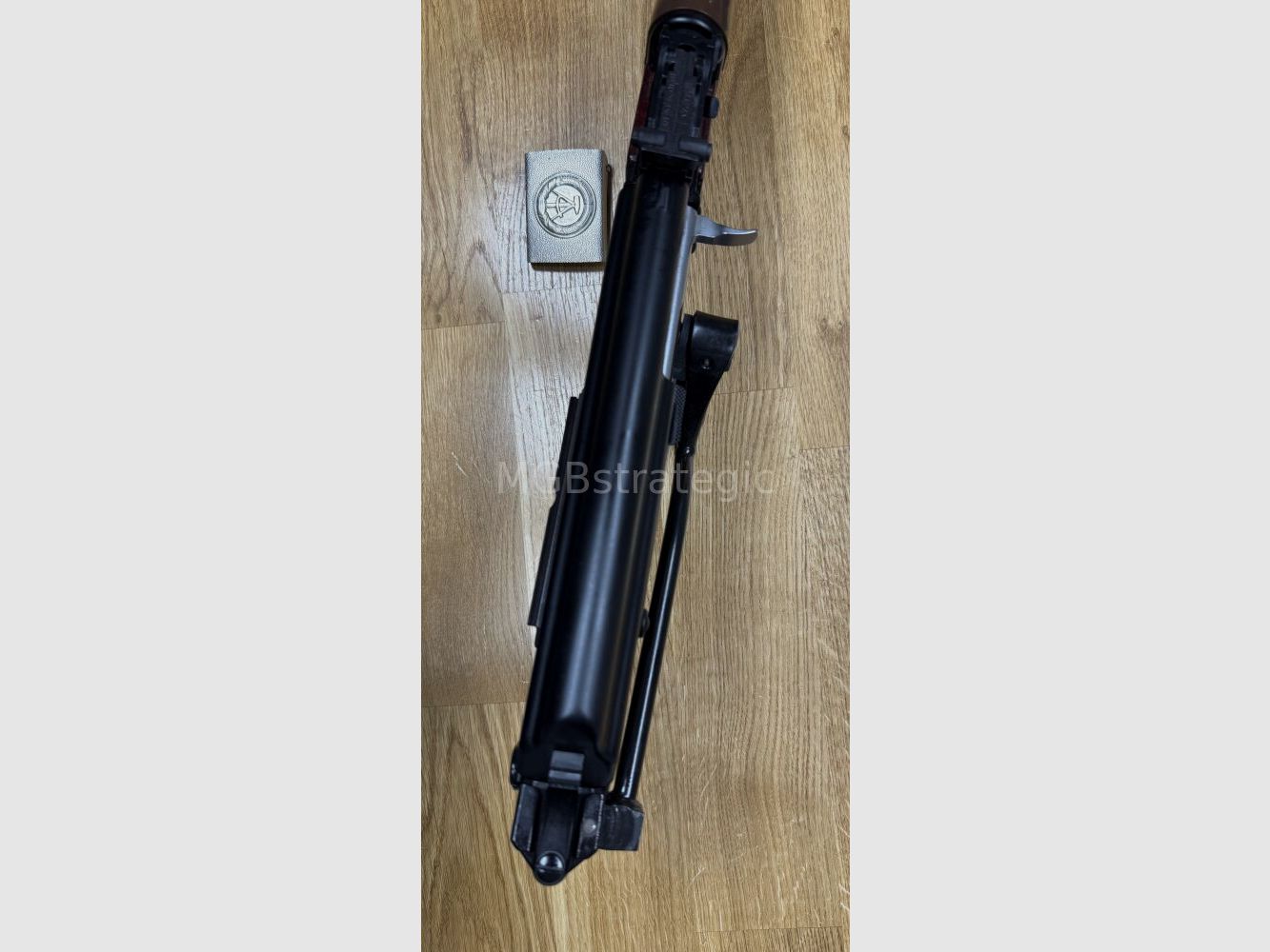Oryginalne akcesoria NVA MPi KMS-72 - WBP Jack - karabin samopowtarzalny 7,62x39 MGBs Retro wersja - można zamontować bagnet - Wyprodukowano w Polsce - system AKM AK47 AK74 - styl MPi KMS 72
