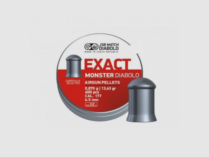 JSB PALLINI EXACT MONSTER DIABOLO Cal. 4,52mm 400pcs