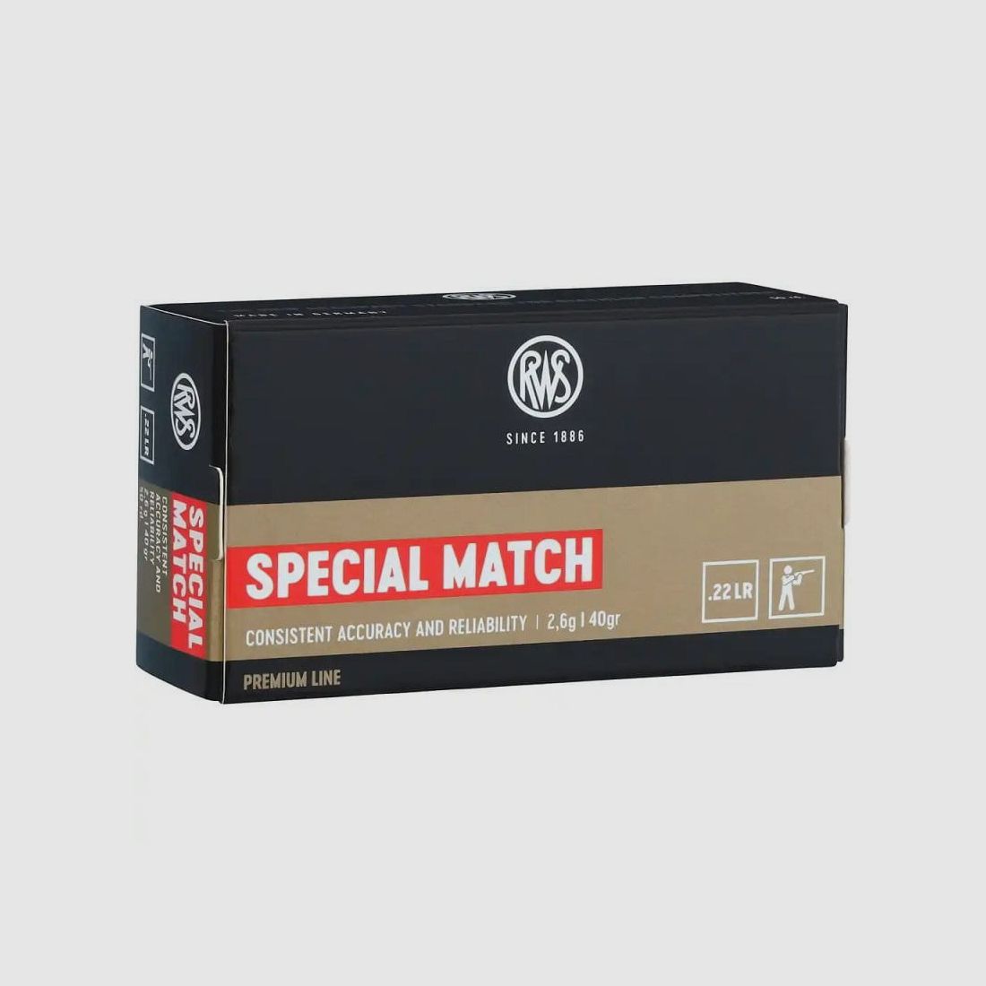 RWS .22lfb Special Match 2,6g - 50 Stk.