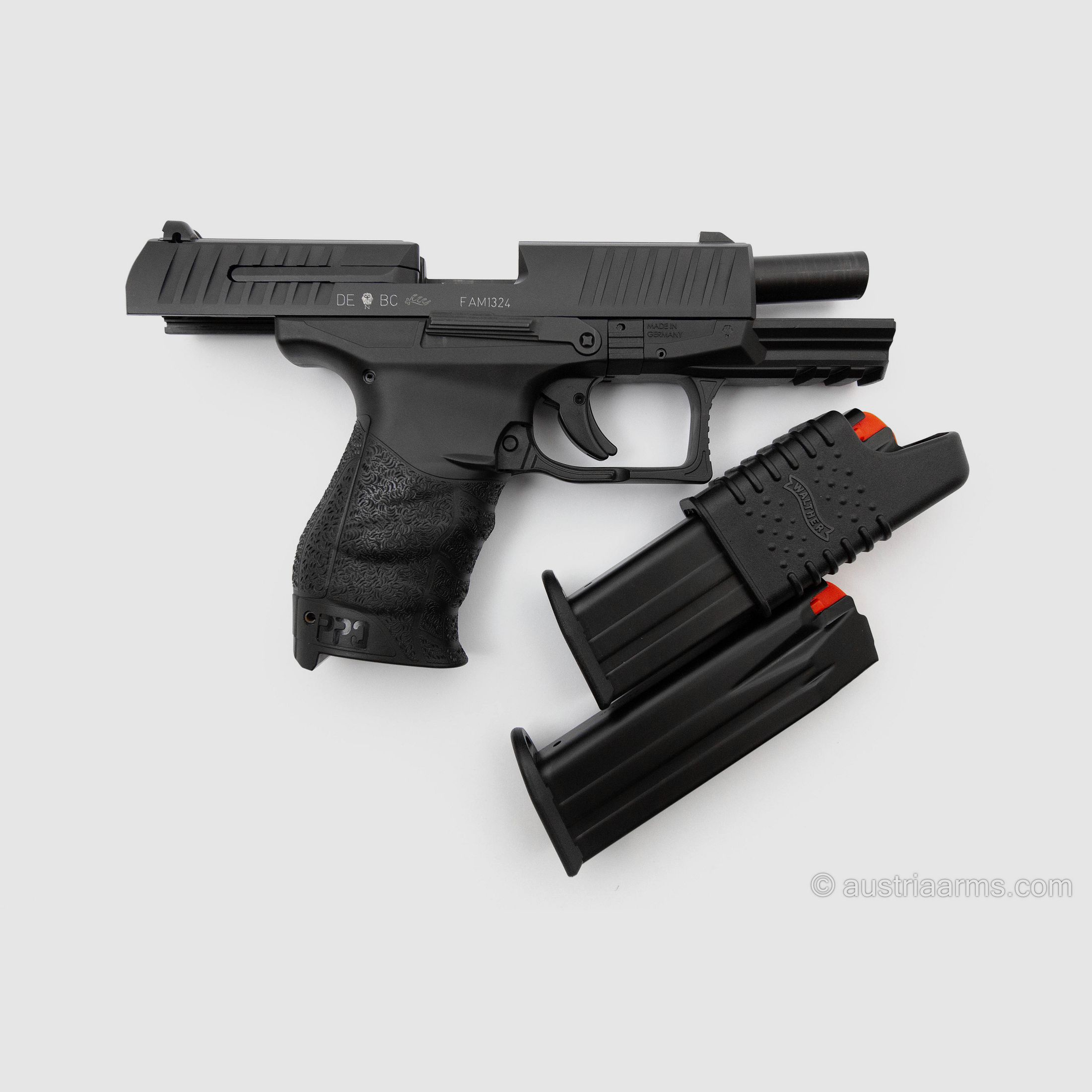 Walther PPQ, like new used firearm, 9 x 19 mm, image 2 of 6