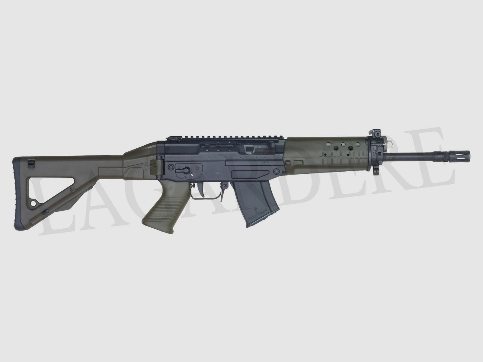 SAN SG 553 RD SEMI-AUTO RAIL GRÜN DEMO (SEMI-AUTOMATISCHE STURMGEWEHR)
