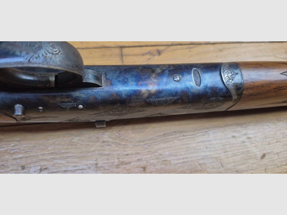Très bel exemplaire de fusil FUSIL SIMPLEX — Manufrance Saint-Étienne — Breveté en 1908 — Cal.16/70 — Version luxe en noyer — Arme des années 50 — Calibre 16/70 — A nettoyer mais vraiment en excellent état — TBE++, image 16 sur 38
