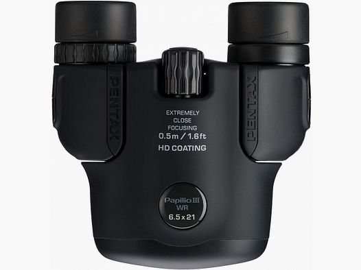 Pentax Binoculars Papilio III 6.5 x 21 WR black
