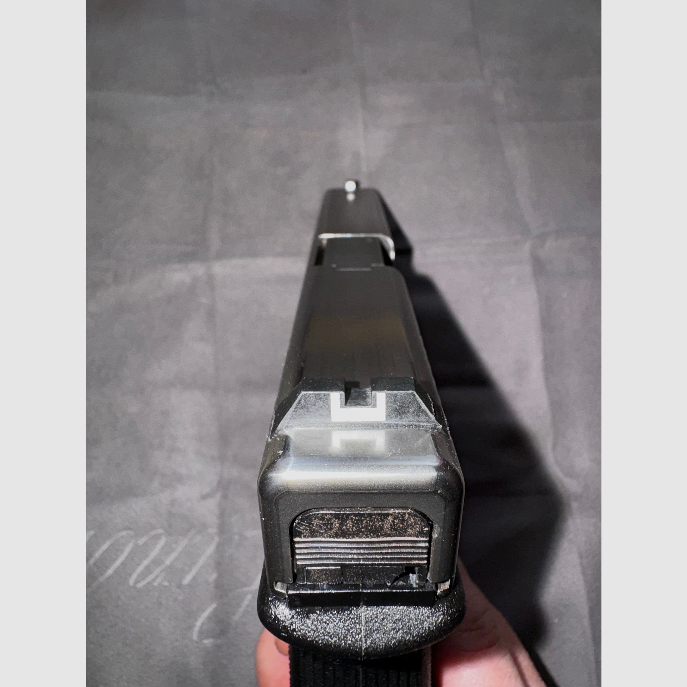 GHK Glock 17 Stahl Einzelstück Stainless GBB 6mm