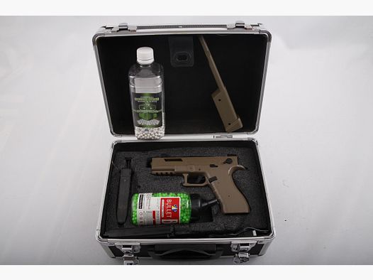 Cyma CM.131 Begadi Gen.3 Airsoft Pistole <0,5J AEG + Koffer + 2 Magazine