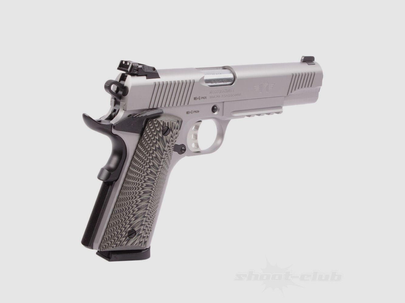 Messerschmitt ME 1911 Pistole Silber