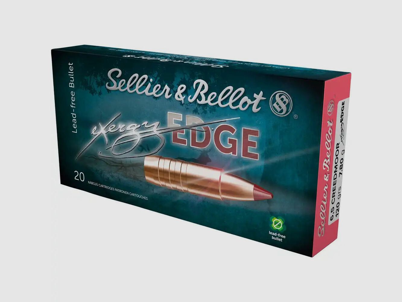 Sellier&Bellot exergy EDGE 7,8g/120grs à20 6,5 Creedmoor