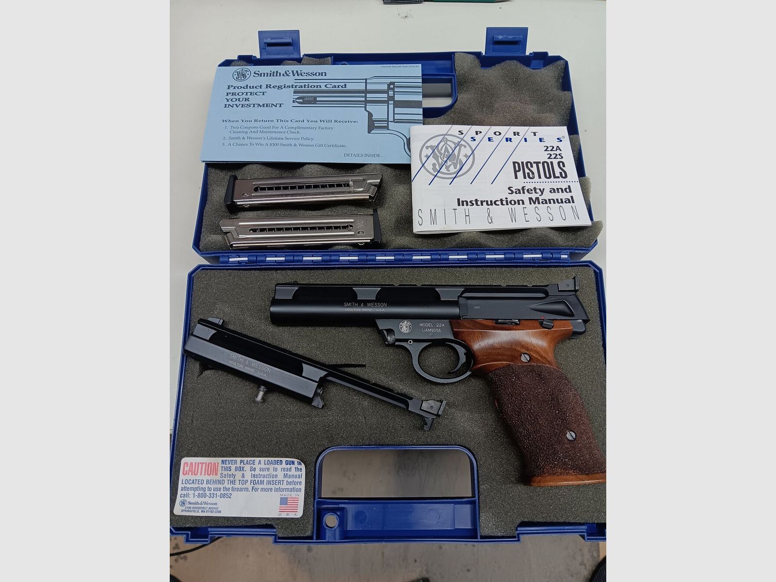 Smith & Wesson - Houlton, Maine USA Model 22A