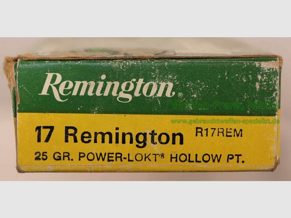 Remington - USA rifle cartridges .17 Rem.