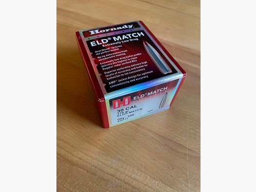 HORNADY ELD MATCH .30/.308 178gr , #30713 -Halb voll-