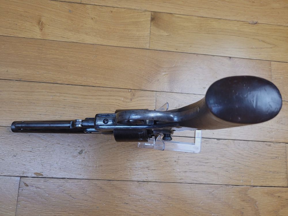 Außergewöhnlicher Starr Revolver Modell 1860 – Militärausführung Kaliber .44 – Einziger Double Action Revolver des Bürgerkriegs – Perfekte Markierungen – 60% seines ursprünglichen blauen Glanzes – Wunderschöne Mechanik und Lauf – Museumsrevolver!, Bild 9 von 22