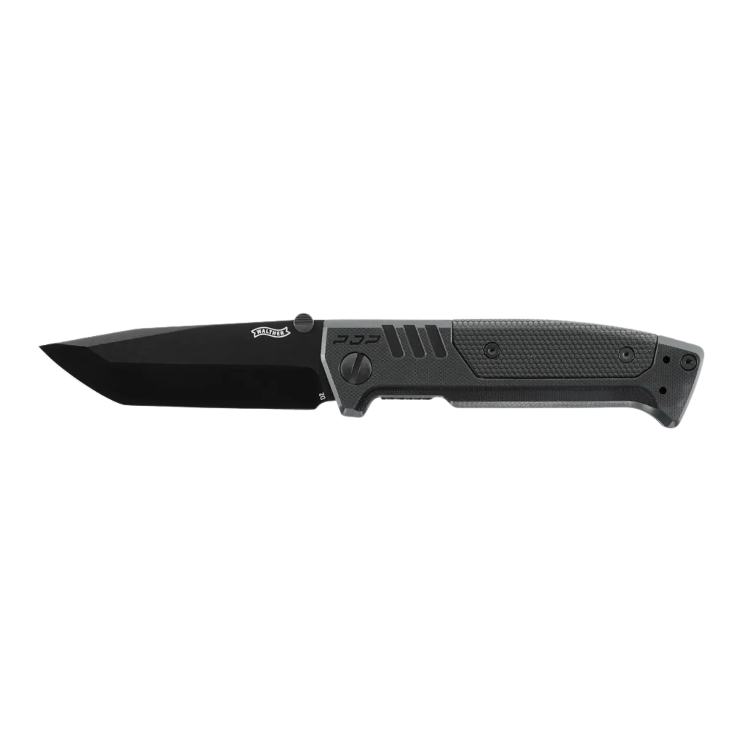 Walther PDP Folder couteau à ouverture d’une main noir avec lame tanto