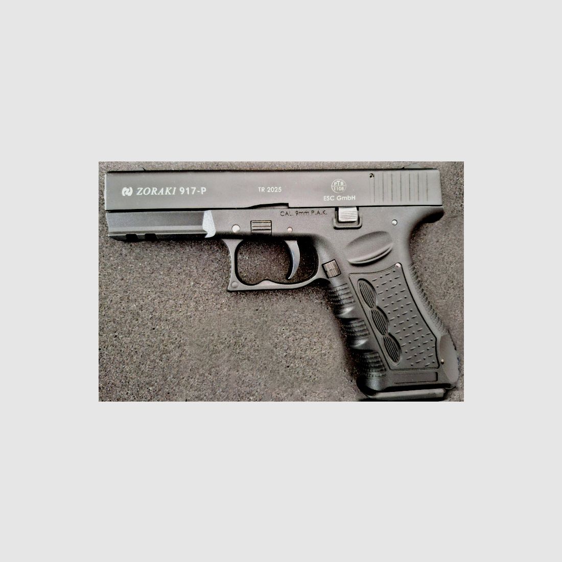 Zoraki 917-P  TR 2025 blank firing pistol 9mm P.A.K.  (PTB 1108) 917 P