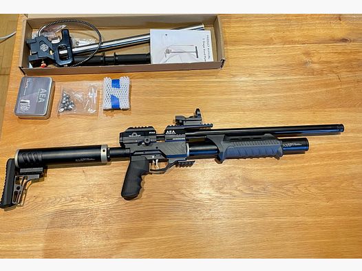 AEA Megalodon PCP – inkl. Red Dot, GoGun PCP Pumpe, Munition & OVP – Komplettset