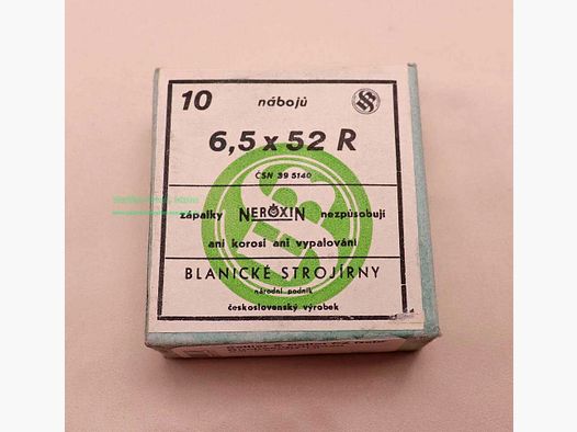 Sellier & Bellot CZ rifle cartridges 6.5x52R (.25-35Win)