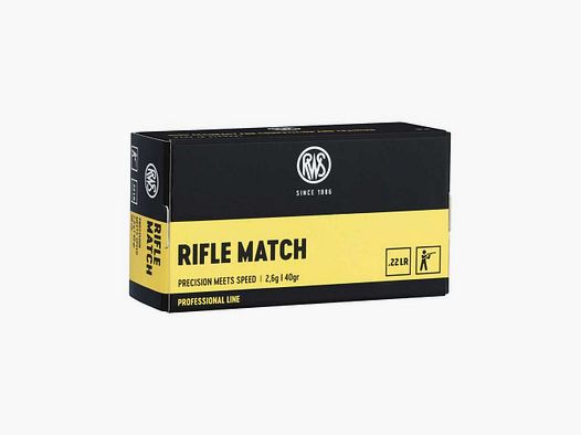 RWS .22 RIFLE MATCH 2,6g / 40gr
