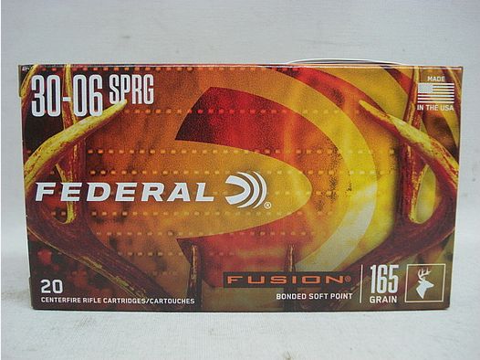Federal .30-06 Fusion - 10,69g/165gr (a20)F3006FS2