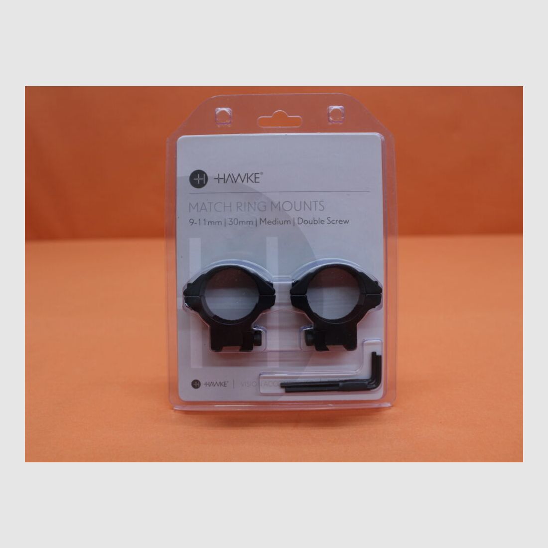 HAWKE HAWKE Montageringe Match 30mm medium (22107) BH=11mm Alu schwarz matt für 9-11mm Prismenschiene