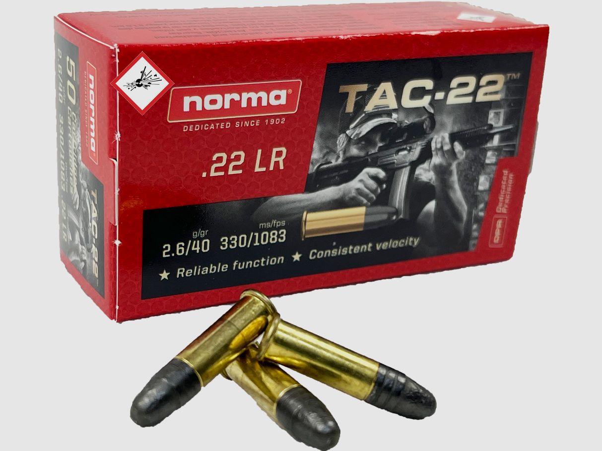 Norma Kleinkaliberpatrone TAC-22