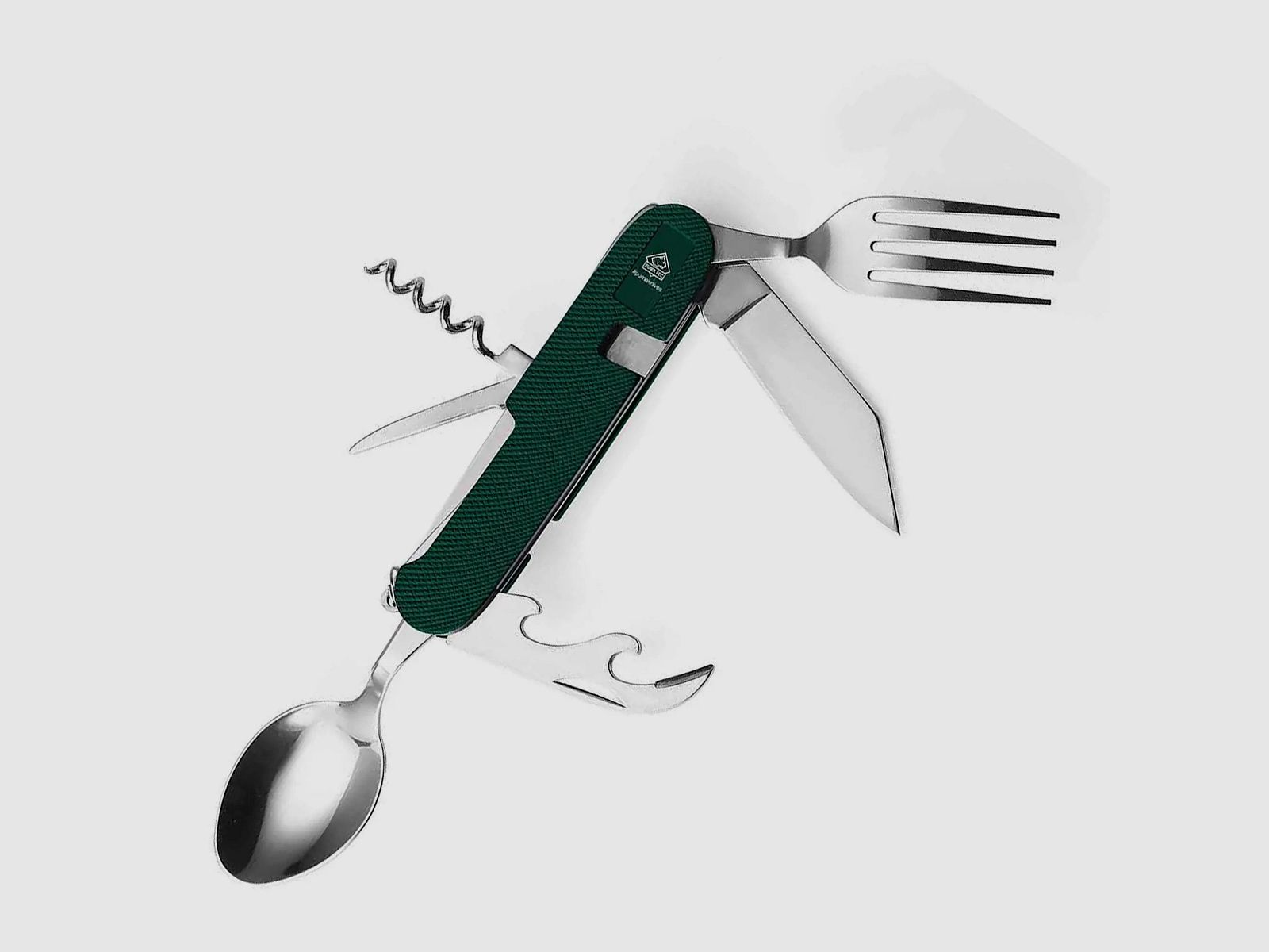 Herramienta de camping PUMA TEC, Multitool verde