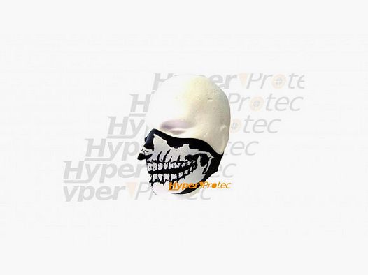 Neoprene protection mask skull