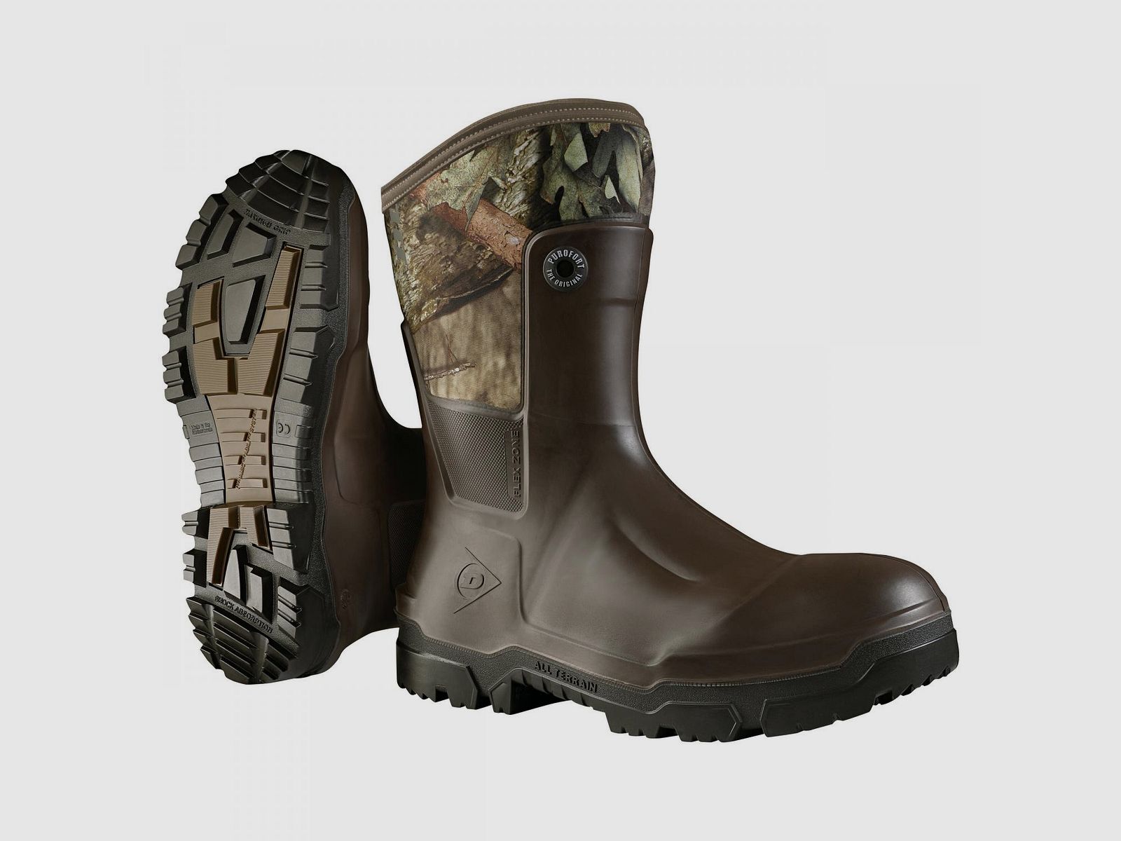 Snugboot Trailblazer Hombre, w. Purotex Forro (Marrón Oscuro/Camo)