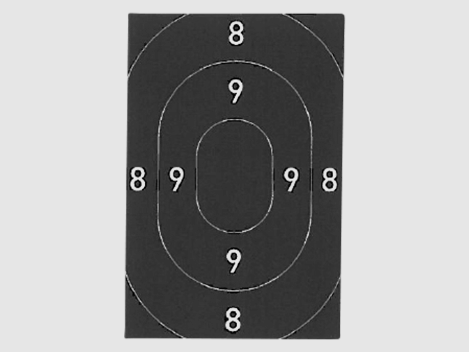 Spiegel voor pistooldoel (25m)