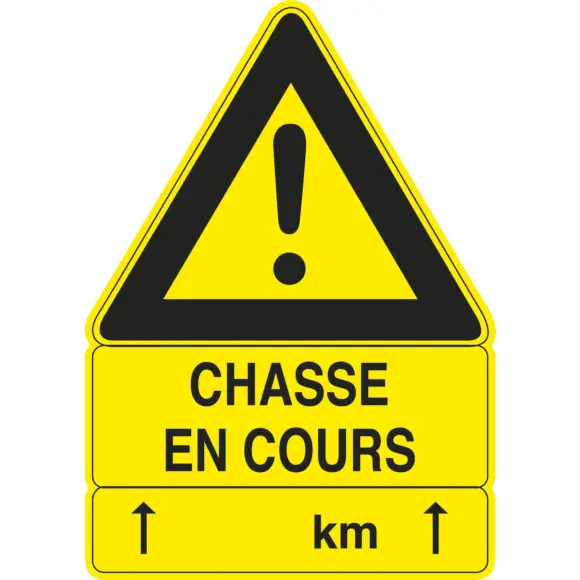 Hunting In Progress Sign