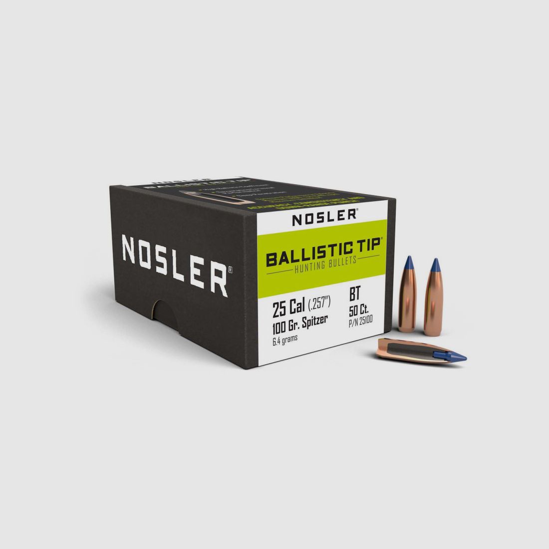 NOSLER B TIP KOGEL CAL25 GR 100