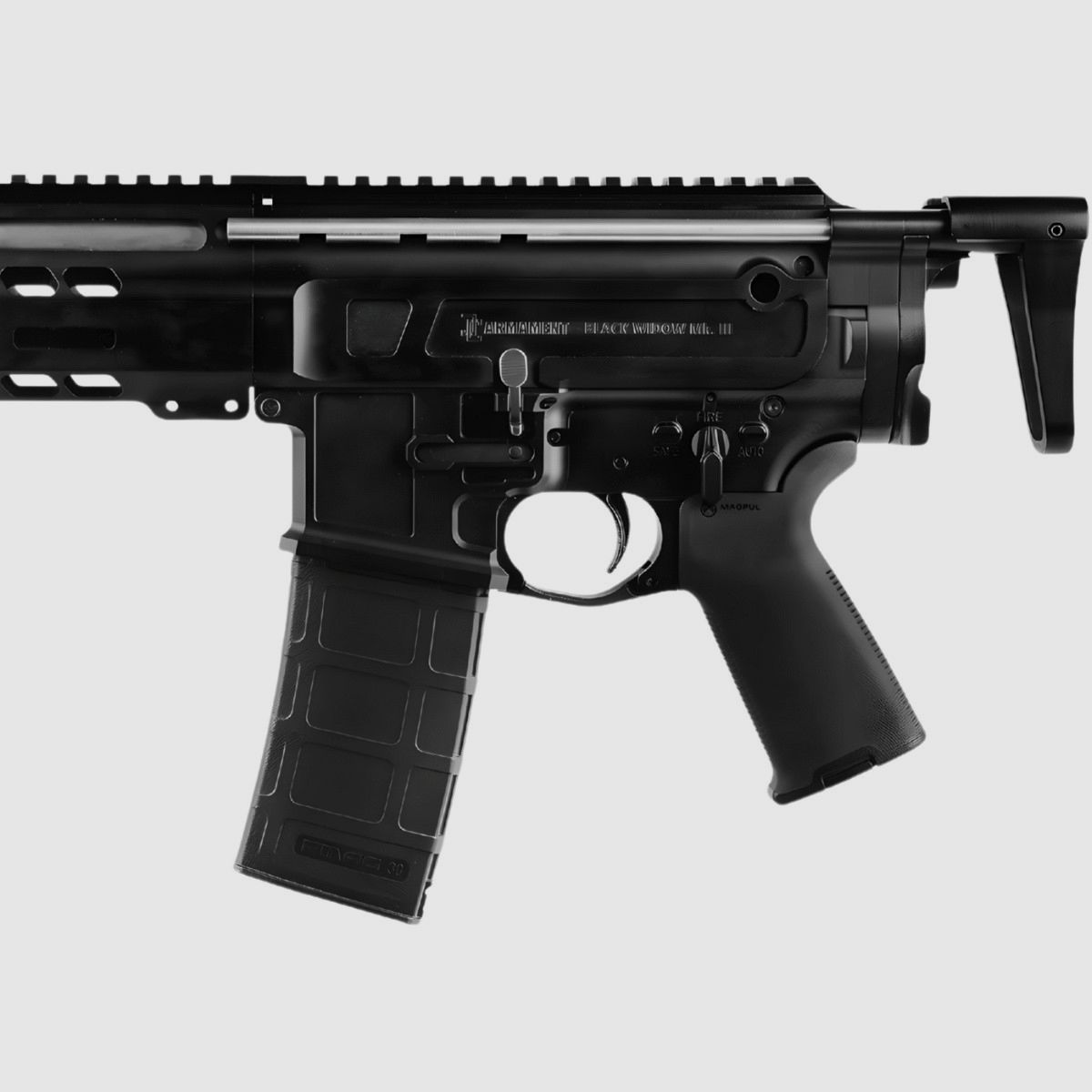 Black Widow MK III Short 11,5" czarny, zdjęcie 7 z 13