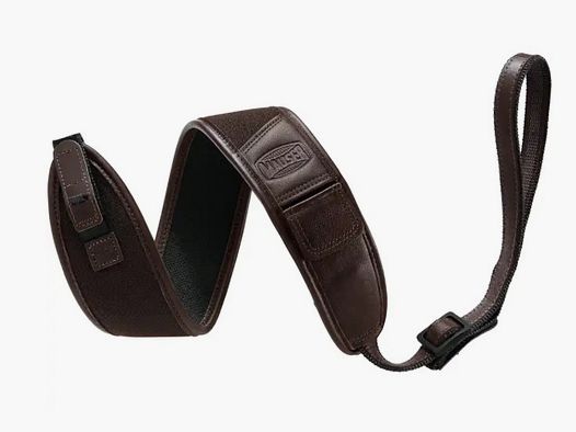 Gewehrriemen Deluxe braun - 2 Fächer für Patronen