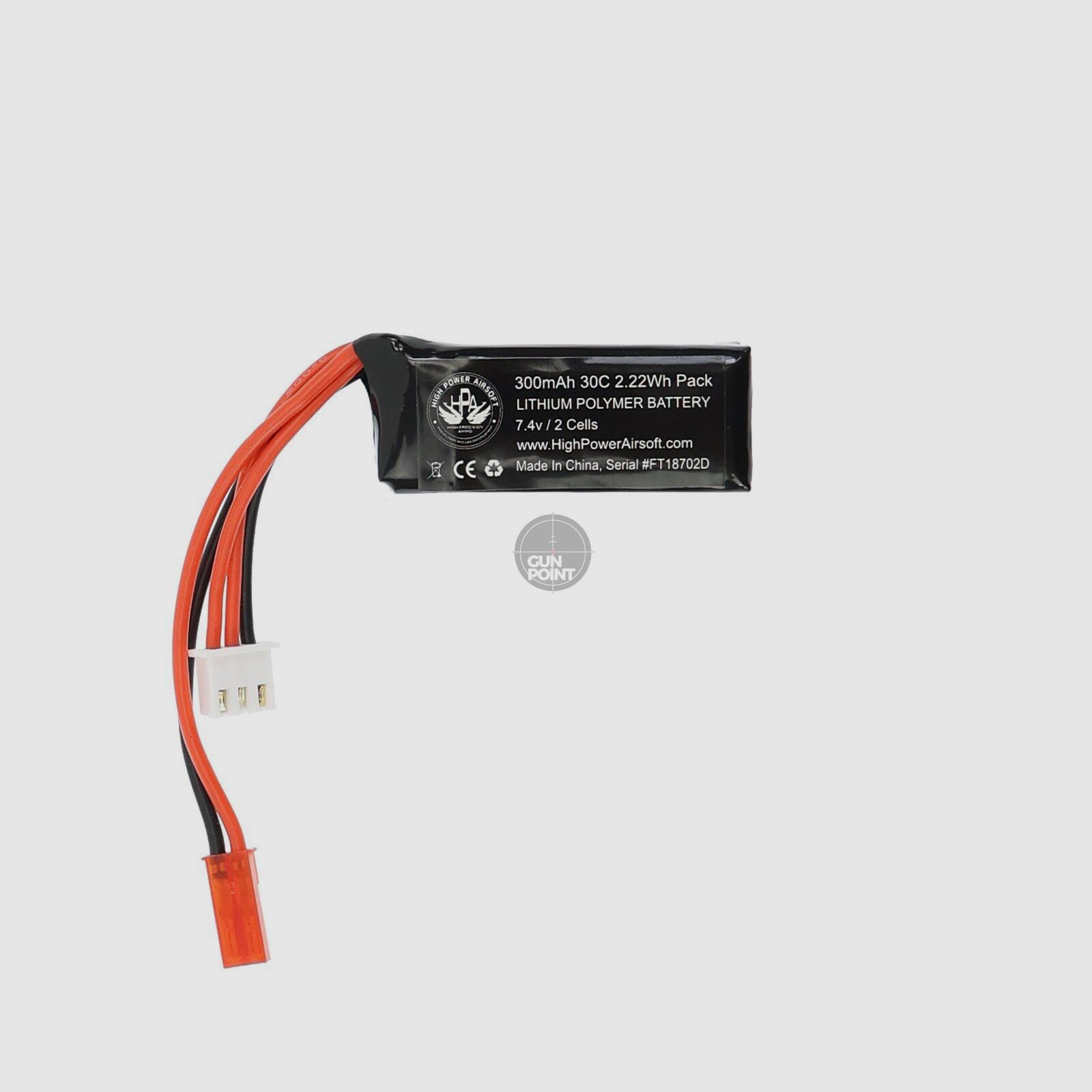 Turnigy 7.4v 300mAh Li-Po Battery (JST)