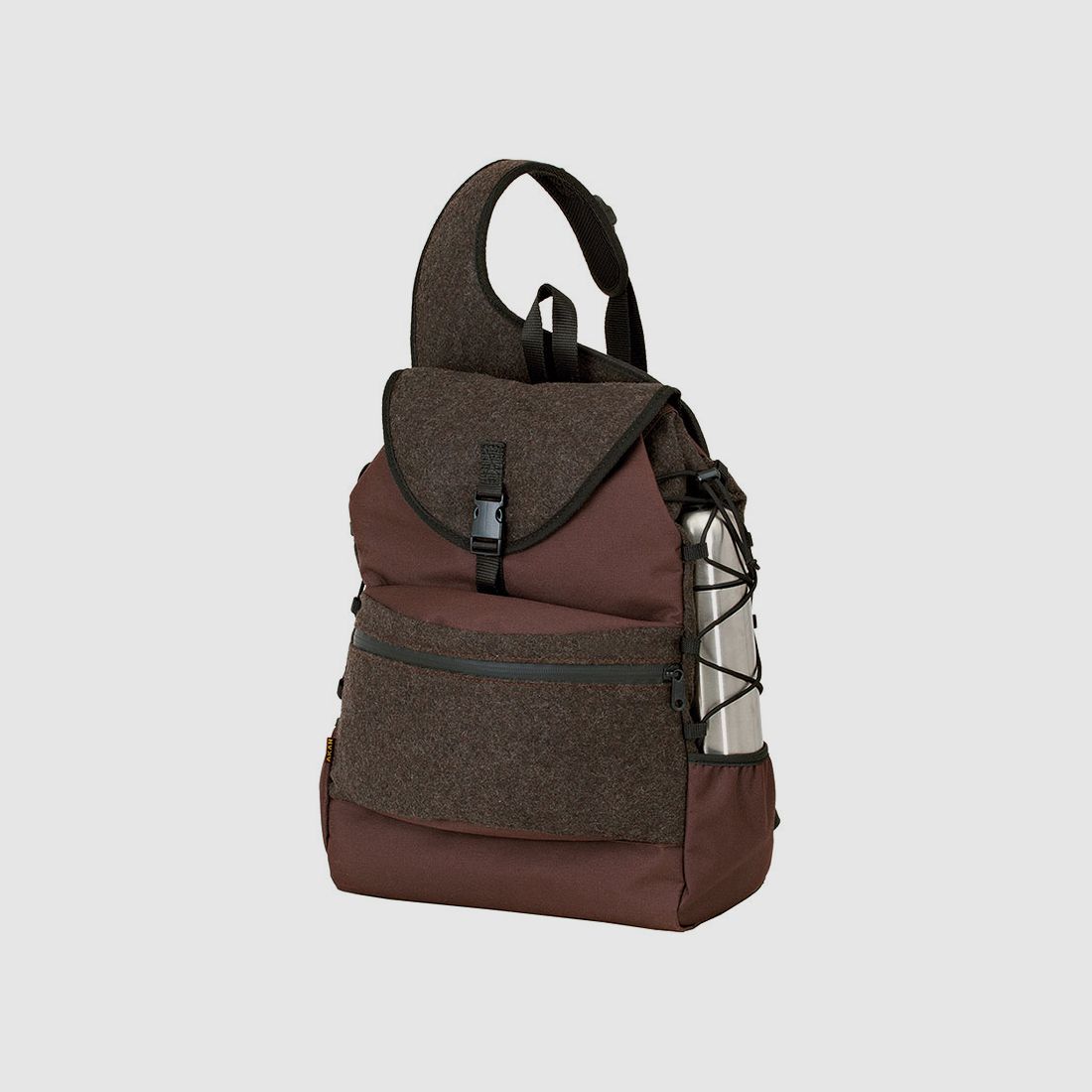 Einhandrucksack Loden braun 30x35x13cm 9-13 Liter