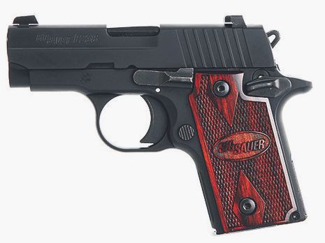 SIG-SAUER P238 SCHWARZ ROSEWOOD (PISTOLE)